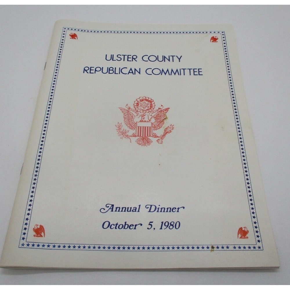Ulster County Republican Committee 1980 Annual Dinner